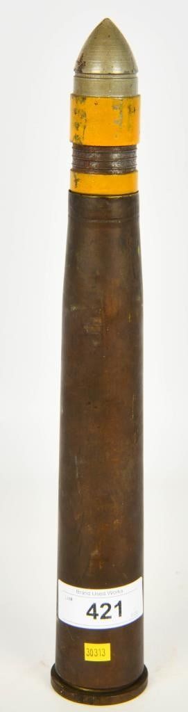 Lot 421: Bofors 40 mm gun Artillery Shell Demilled