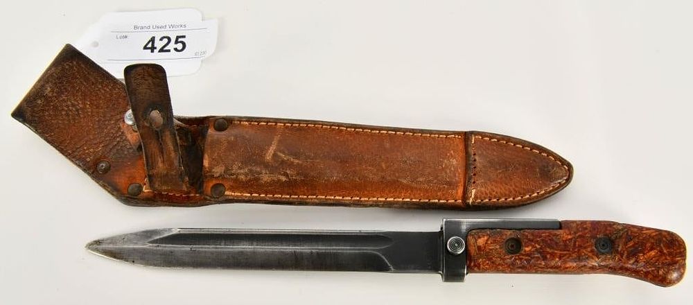 Lot 425: Czech VZ58 Military Combat Knife Bayonet & Sheath