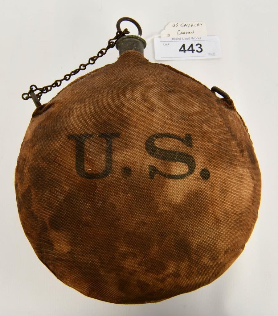 Lot 443: Vintage US Marked Cavalry Water Canteen