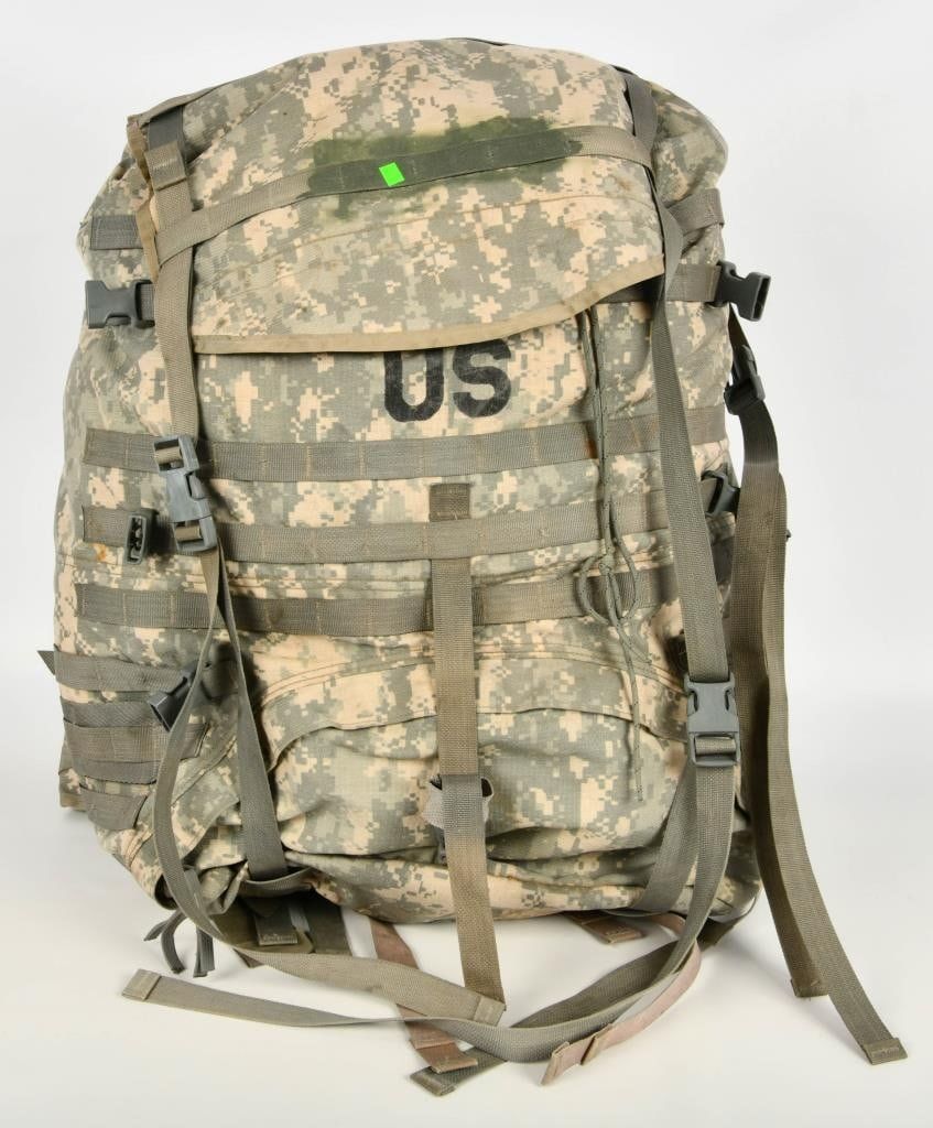 Lot 451: US Military Molle II Large Rucksack, Universal Cam