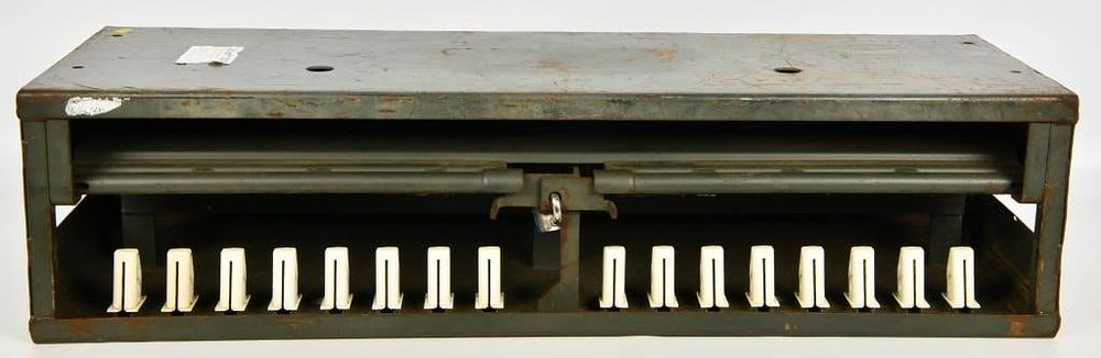 Lot 452: U.S. Military Small Arms 16 Pistol Locking Rack