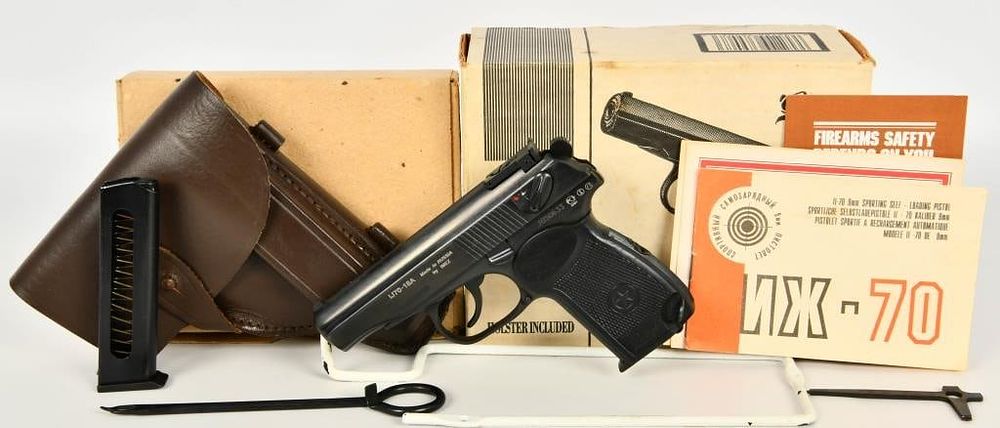 Lot 465: Baikal Russian Makarov IJ70 Package 9mm Mak