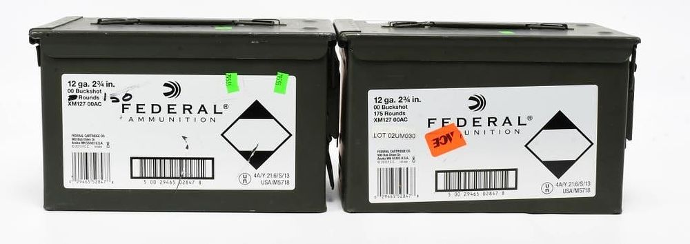 Lot 506: 2 Heavy Duty Metal Ammunition Cans