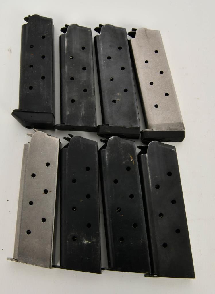 Lot 523: Lot of 8 Colt 1911 Colt Govenment .45 ACP Mags