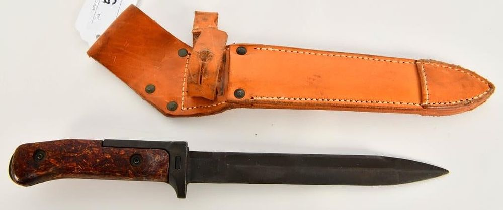 Lot 527: Czech VZ58 Military Combat Knife Bayonet & Sheath