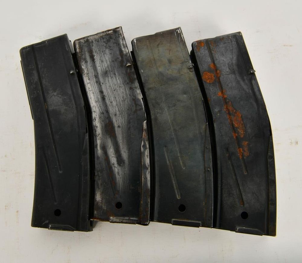 Lot 529: Lot of Four 30 Round M1 Carbine Magazines .30