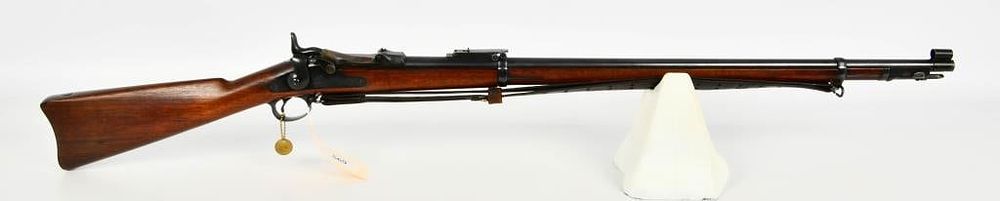 Lot 569: Antique M-1888 U.S. Springfield Trapdoor Rifle