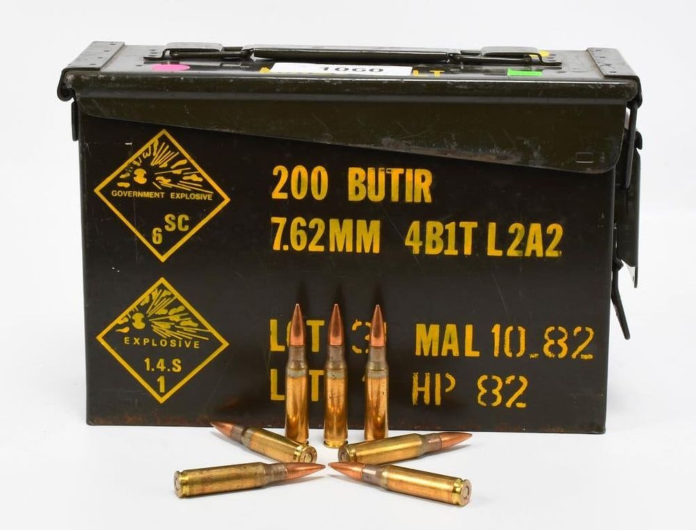 Lot 1060: Approx 200 Rds Of Lake City .308 Ammunition