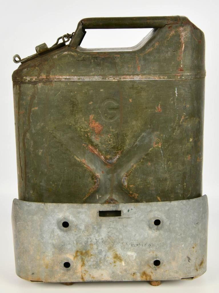 Lot 1073: 1945 US Military Jerry Gas Can Steel 5 Gallon