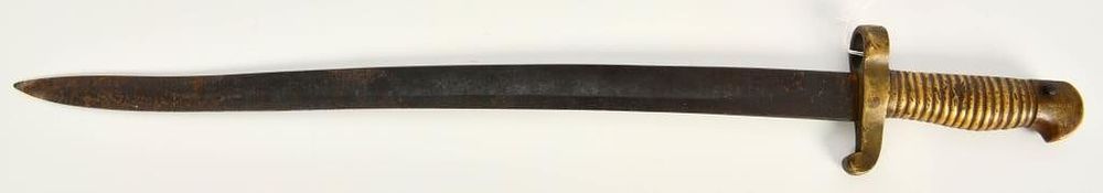 Lot 1076: 1873 French Chassepot Sword Bayonet
