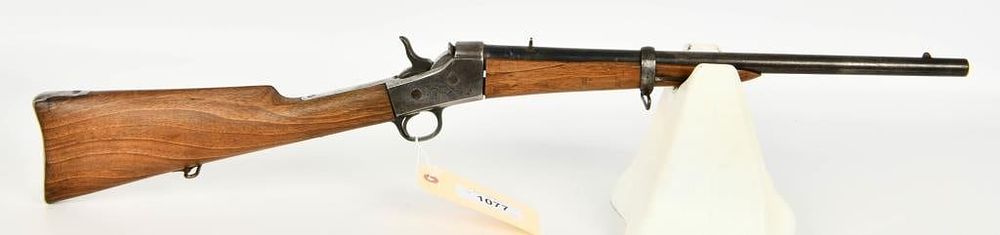 Lot 1077: Remington Rolling Block Light Baby Carbine .44-40