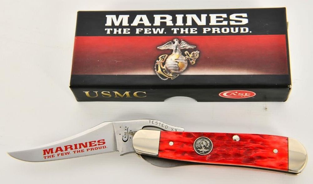 Lot 1091: Marines USMC Case XX Folding Knife in box
