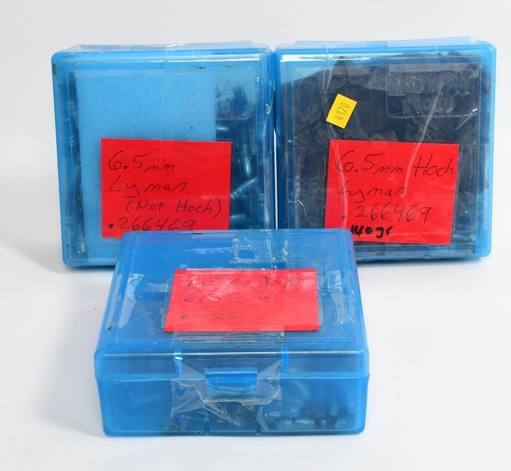 Lot 1093: Approx 11Lbs Of 6.5mm Reloading Bullet Tips