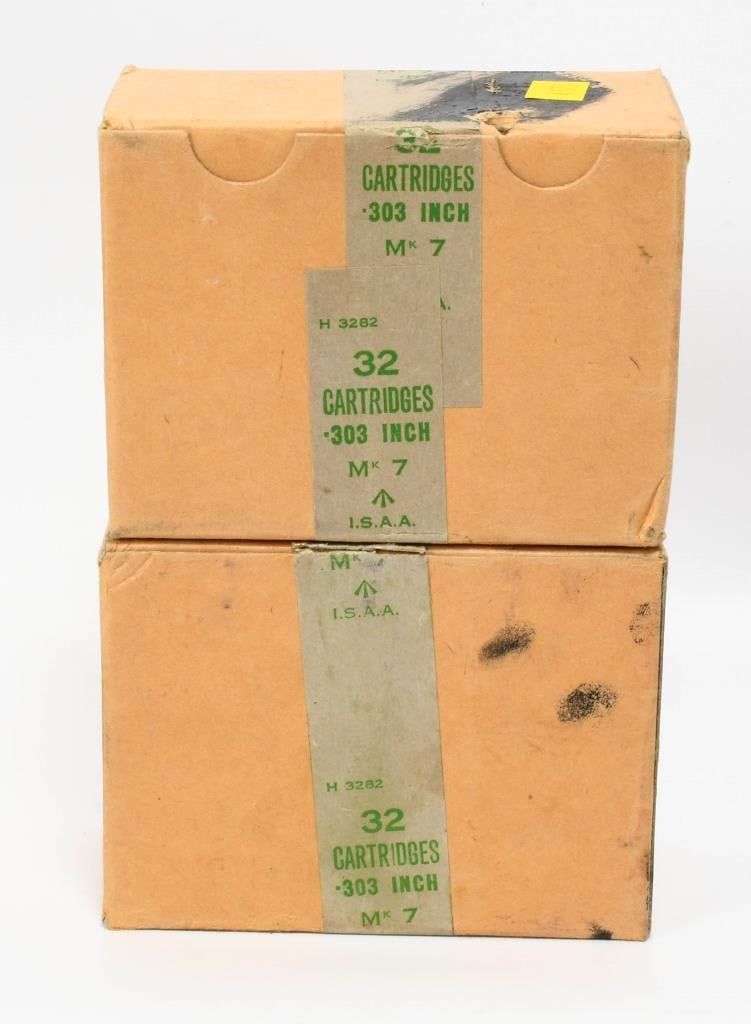 Lot 1111: 64 Rounds Of .303 Cordite Ammunition