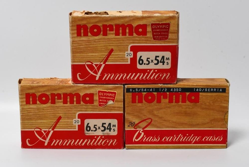 Lot 1150: 60 Rounds Of Norma 6.5x54 MS Ammunition