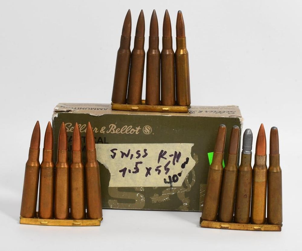 Lot 1162: 33 Rounds of 7mm Ammunition