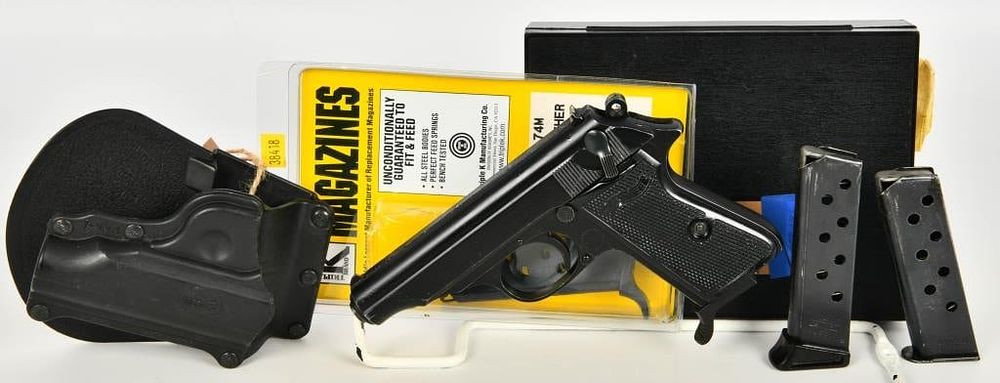 Lot 1176: Walther PP Semi Auto Pistol 7.65