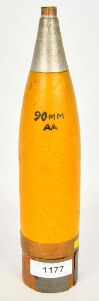 Lot 1177: 90mm M1A1 Wooden Projectile