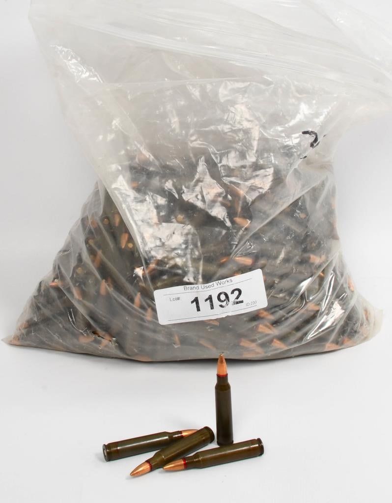 Lot 1192: 373 Rounds of 7.62x39 Ammunition