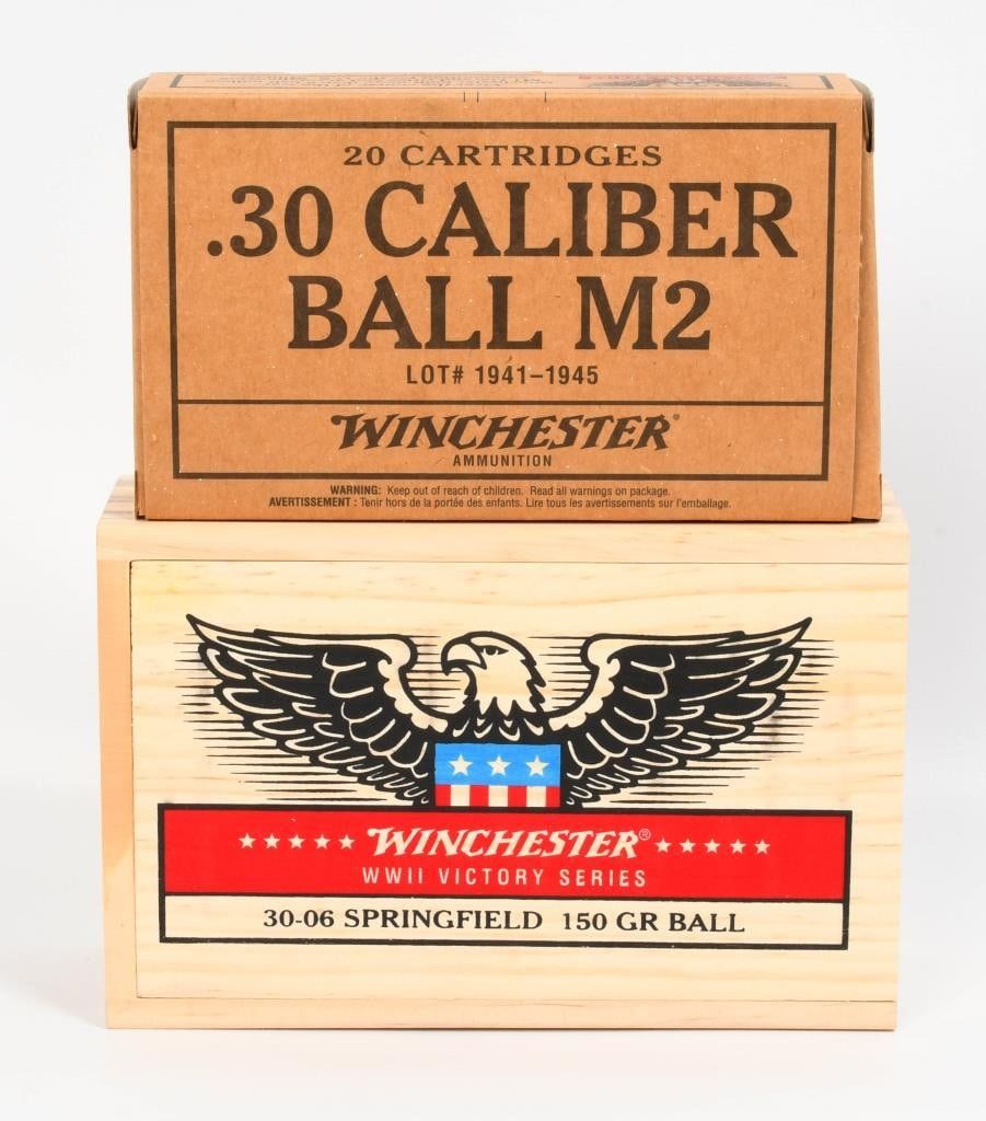Lot 1204: 20 Rds Of Winchester WWII Victory Series .30-06