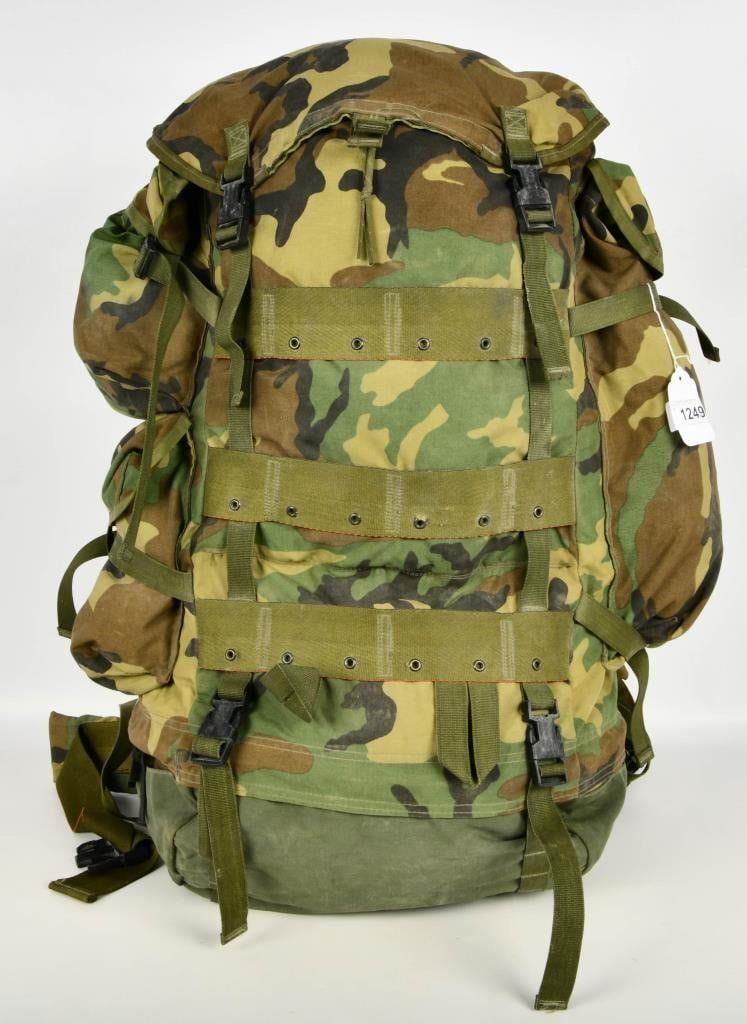 Lot 1249: USGI CFP 90 Combat Field Pack Large Internal Frame