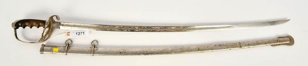 Lot 1271: Vintage US Army Officer Dress Ceremonial Sword