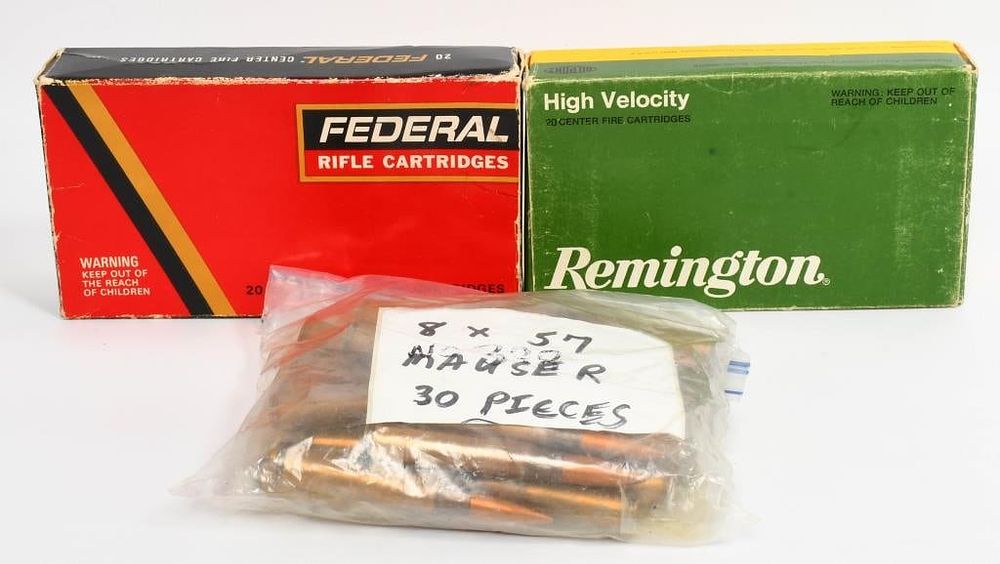 Lot 1282: 45 Rounds Of Mixed 8x57 Mauser Ammunition