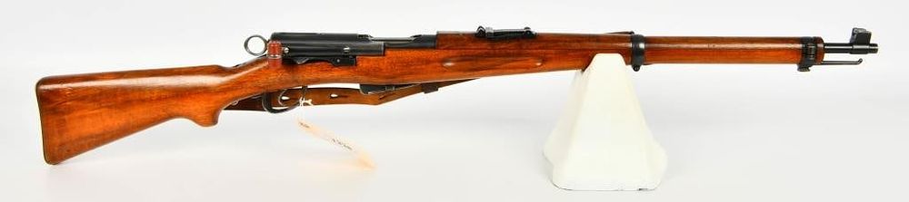 Lot 1338: Swiss K1911 Carbine Straight Pull Rifle 7.5x55