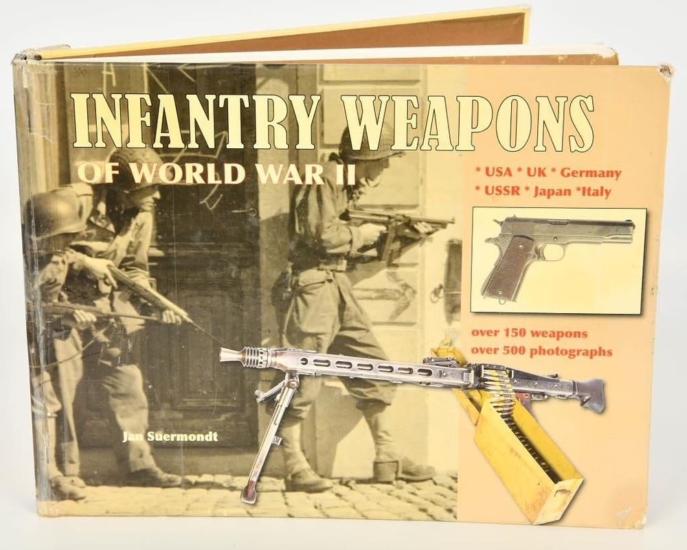 Lot 1423: Infantry Weapons of World War II Hardcover Book