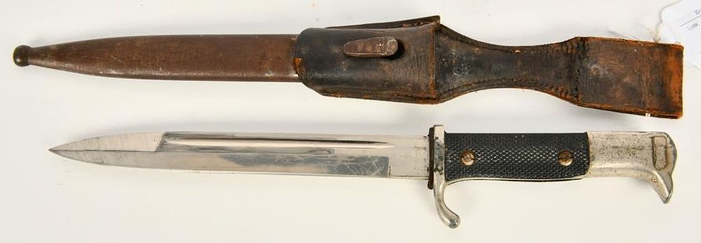 Lot 1436: WWII German K98 Dress Bayonet E. Pack & Sohne Soli