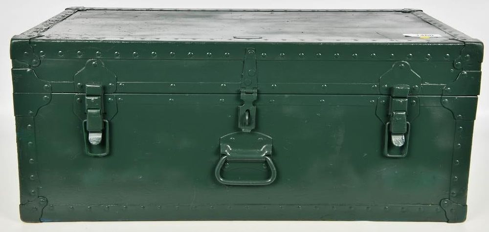 Lot 1460: Large Military Foot Locker