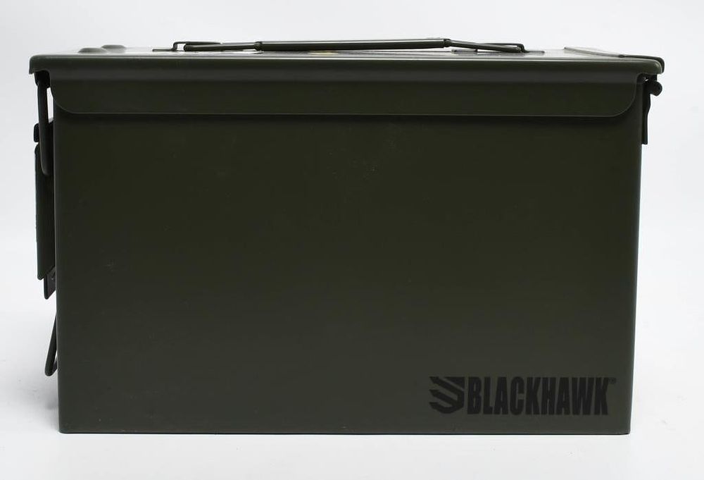 Lot 1475: 1 Heavy Duty Metal Ammunition Cans