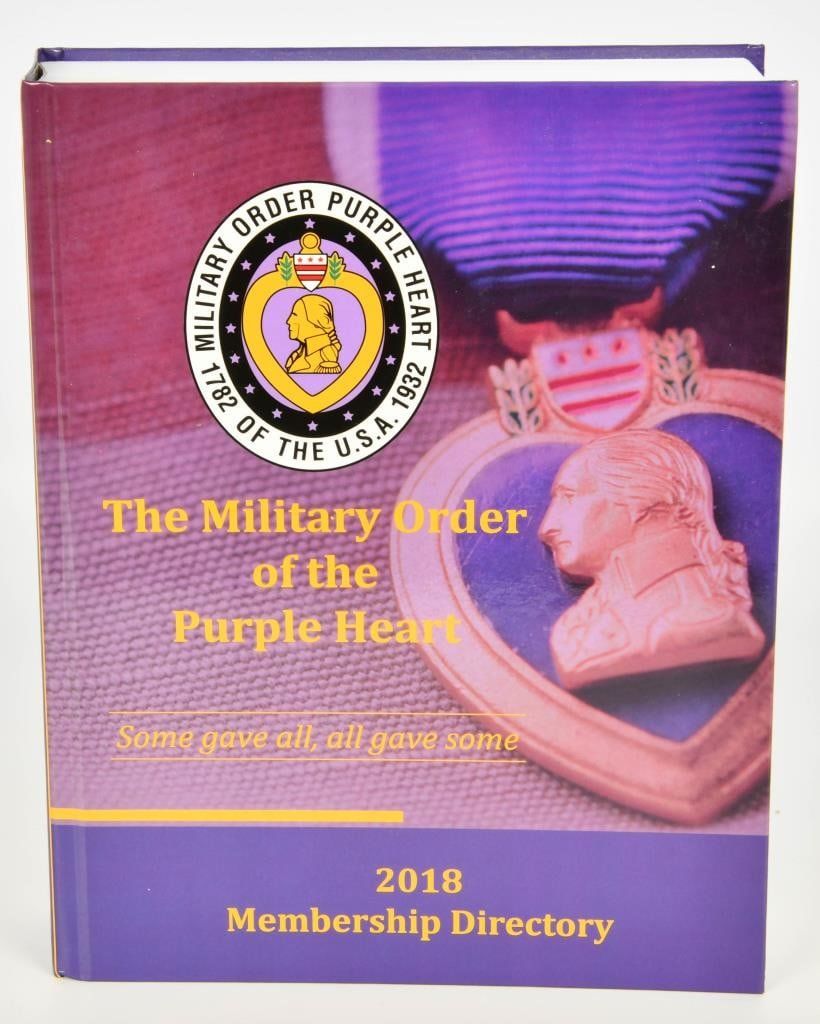 Lot 1483: The Military Order Of the Purple Heart Hardcover
