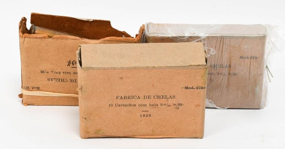 Lot 1549: 30 Rounds Of South American 8mm Ammunition