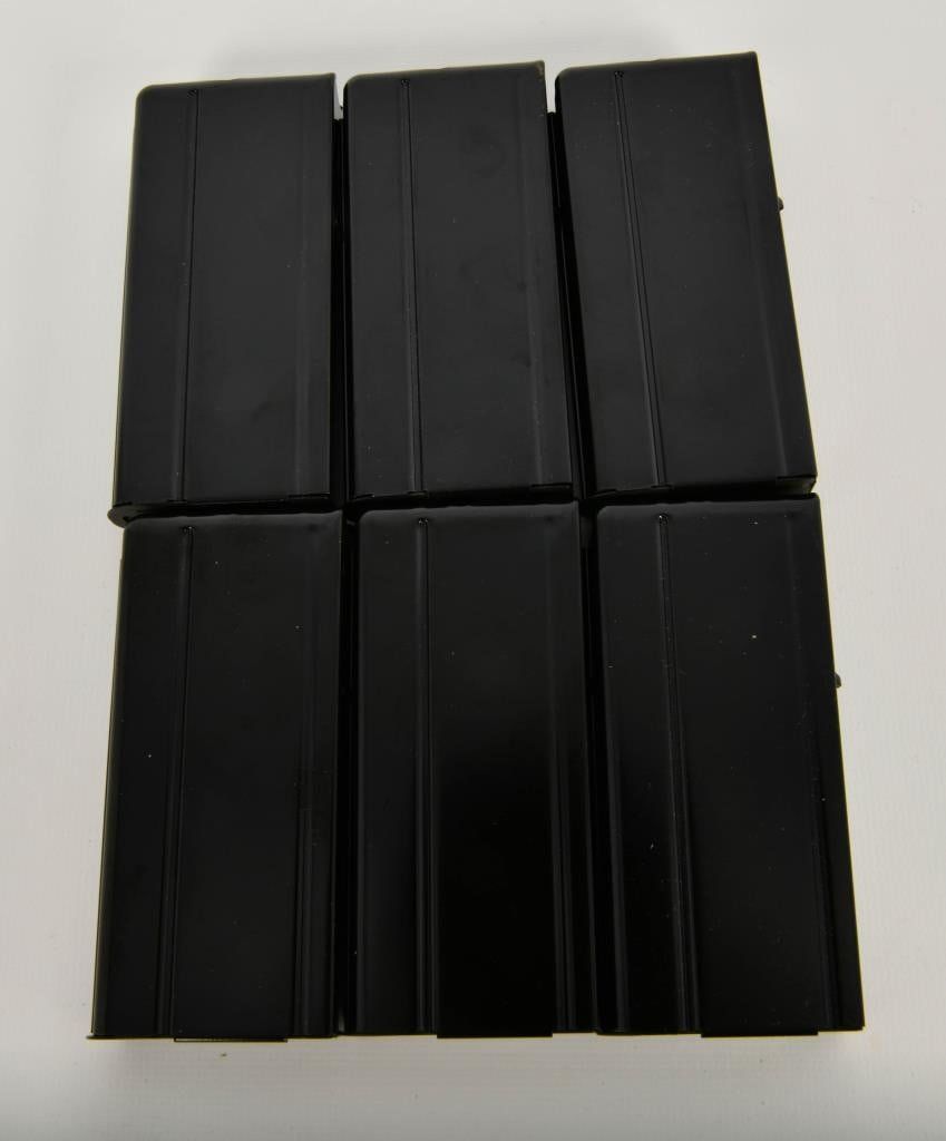 Lot 1568: Lot of Six 15 Round M1 Carbine Magazines .30