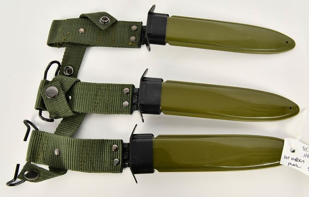 Lot 1579: (3) NOS USM8A1 Scabbards