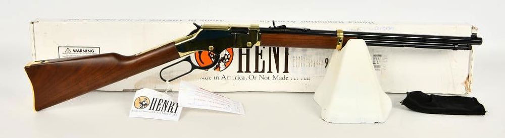 Lot 59: NEW Henry Golden Boy Lever Action Rifle .22 LR