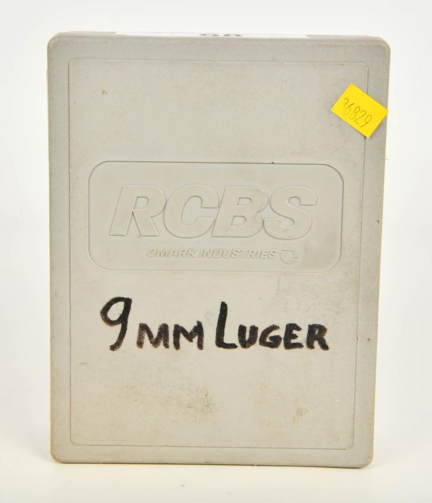 Lot 68: RCBS Carbide Reloading Die Set For .38/9mm