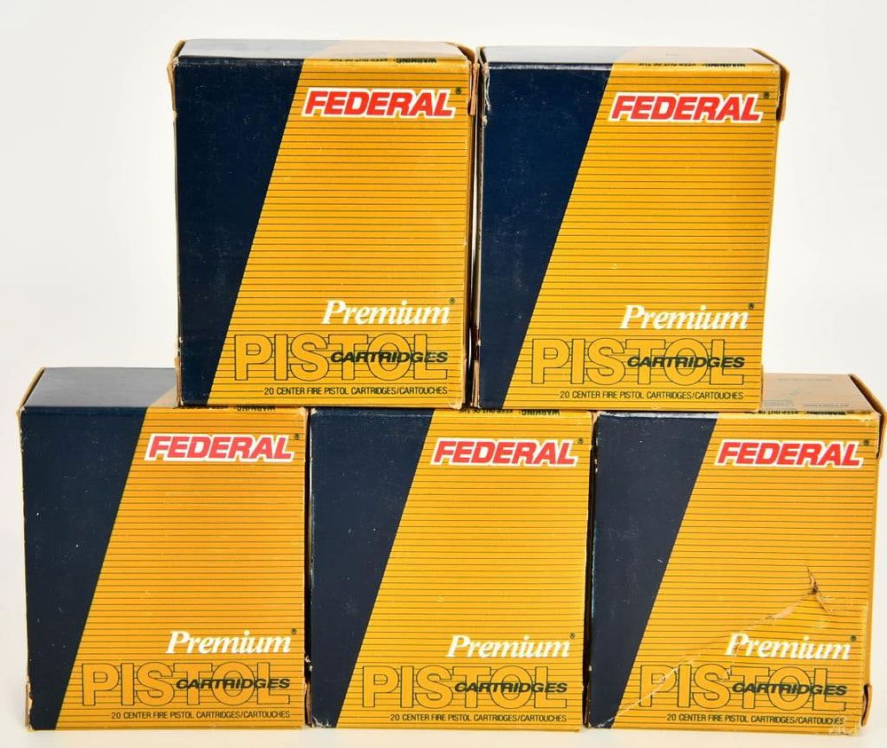 Lot 76: 100 Rounds Federal Premium .40 S&W Ammunition