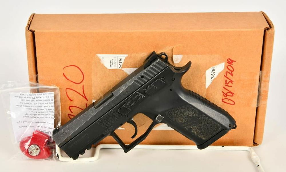 Lot 99: CZ 75 P-07 Duty Semi Auto Pistol 9MM