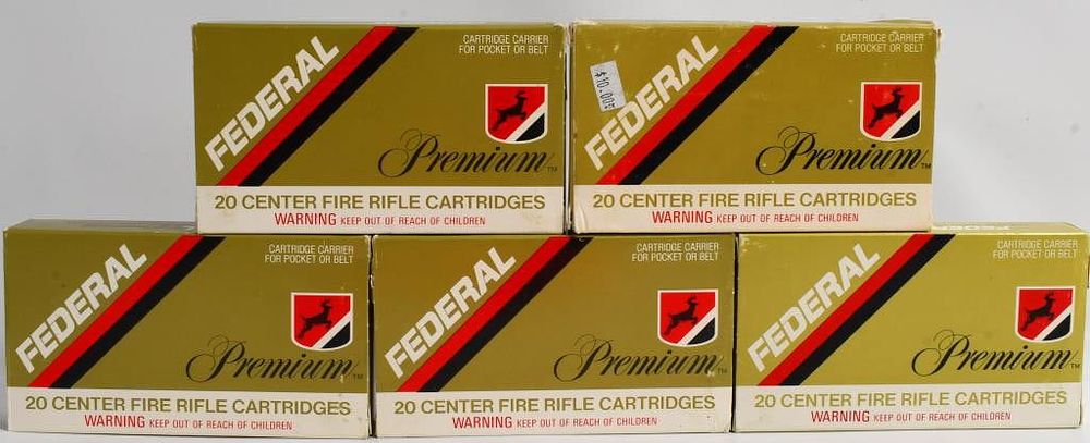 Lot 118: 100 Rds Of Federal Premium .270 Win Ammunition