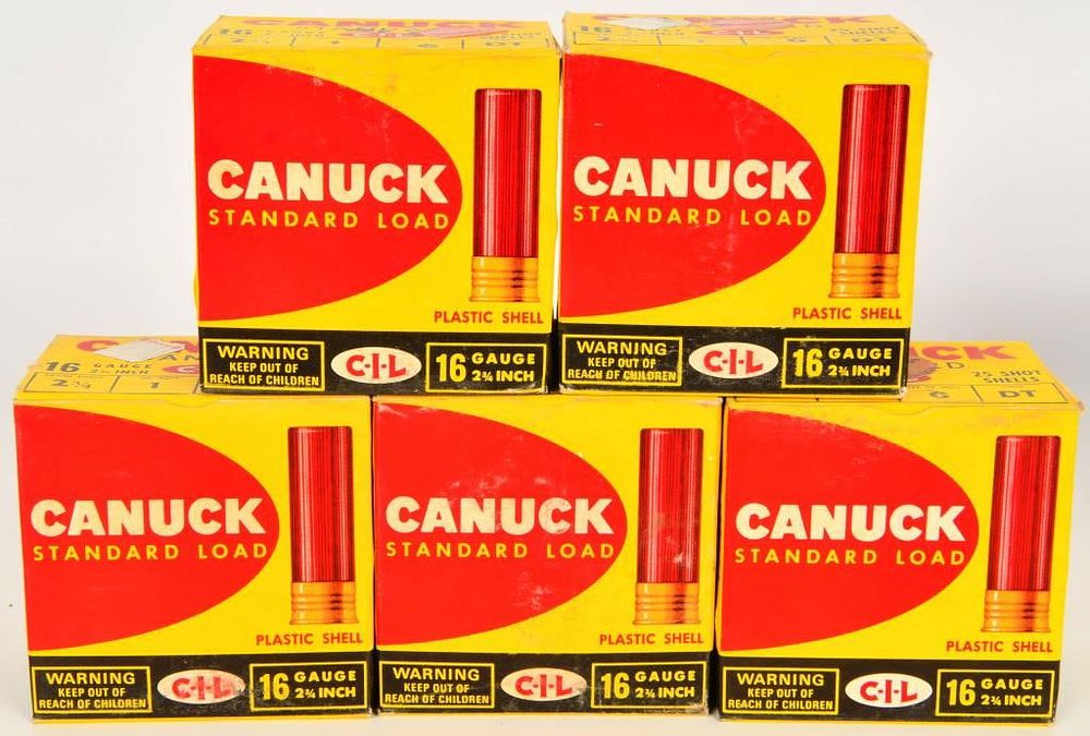 Lot 130: 120 Count Canuck Standard Load 16 Ga Shotshells