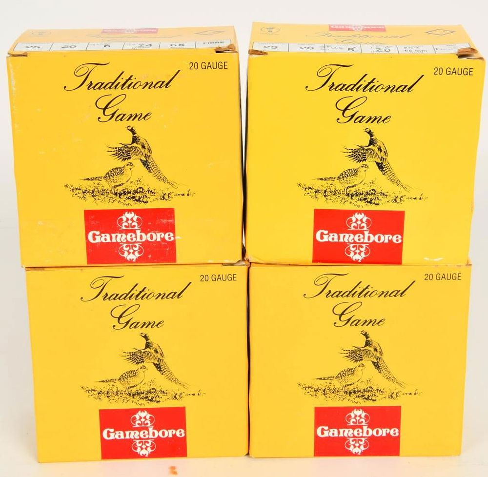 Lot 151: 100 Gamebore 20 Gauge Shotshells