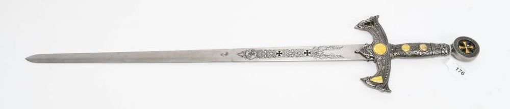 Lot 176: 46" Large Size Fantasy Knights Sword