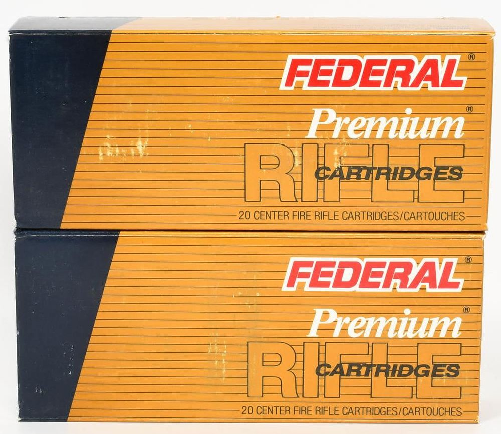 Lot 178: 40 Rounds Of Federal Premium .338 Win Mag Ammo