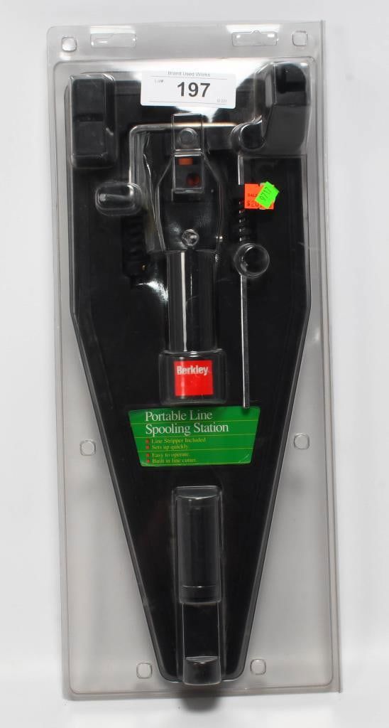 Lot 197: Berkley Portable Line Spooling Station in package