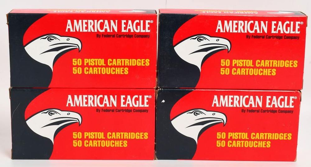 Lot 214: 200 Rounds of American Eagle .45 ACP Ammunition
