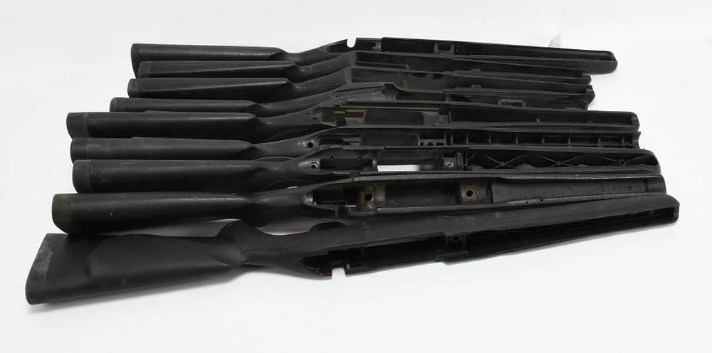 Lot 227: (9) various Black stocks-Remington Mossberg B&C
