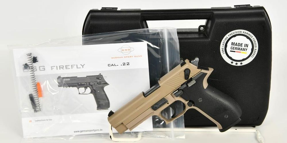 Lot 255: German Sport Gun Firefly Semi Auto Pistol .22 LR