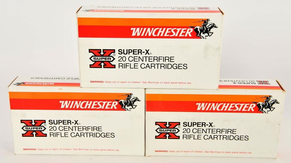 Lot 256: 60 Rounds Winchester .338 Win mag Ammunition